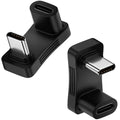 USB-C 180° U-Shape Adapter Male to Female – 10Gbps 100W PD 4K@60Hz Extension for Laptop Tablet Gaming Handheld Console USB-C Devices