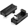 180 Degree USB C Adapter with 13.5mm Wider Gap U Shape USB-C Male to USB-C Female Connector with PD 240W/20 Gbps/8K,Type C 180 Angle Adapter for ROG Ally Steam Deck Legion Go Laptop Tablet Phone