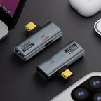 USB-C 2-in-1 Adapter – USB 3.2 10Gbps 100W PD Thunderbolt 4-Compatible OTG with USB-A Port for Laptop Tablet Gaming Handheld Console