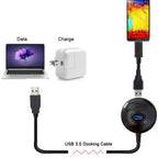 USB 3.0 Type-A Male to Female Extension Dock Station Cable