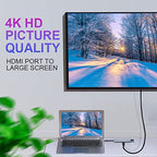 USB C Hub 8 in 1 Docking Station with 4K HDMI RJ45 Ethernet USB 3.0 USB 2.0 SD TF Card Reader PD Charging for MacBook Pro Air