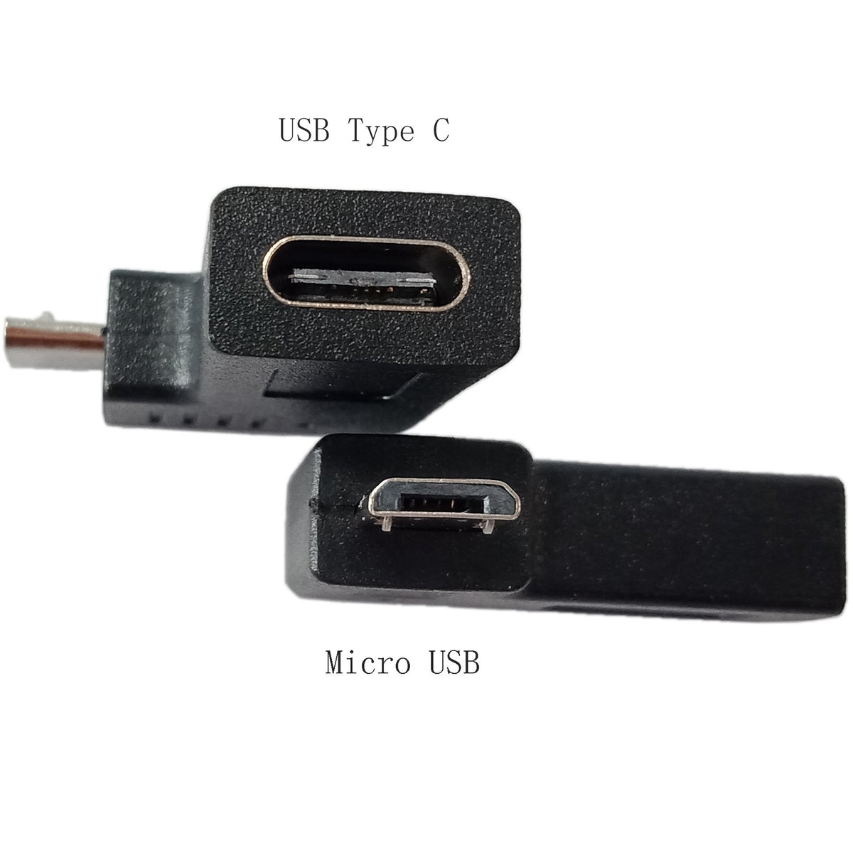 Micro USB Male to USB C Female Adapter 480Mbps Data Sync Charging Converter 56K Resistor Left Right 90 Degree Straight for Galaxy S7 Kindle Fire