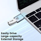 USB 3.1 Type A Male to Female Adapter 10Gbps 5V 3A Straight Extender for PC Laptop USB Flash Drive Mouse Keyboard