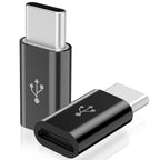 Micro USB to USB C Adapter Type C Male to Micro Female OTG Converter Compatible with Laptops Tablets Smartphones