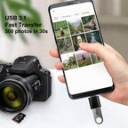 USB C to USB 3.1 Adapter Type C Male to USB Female OTG Converter Compatible with Laptops Tablets Smartphones