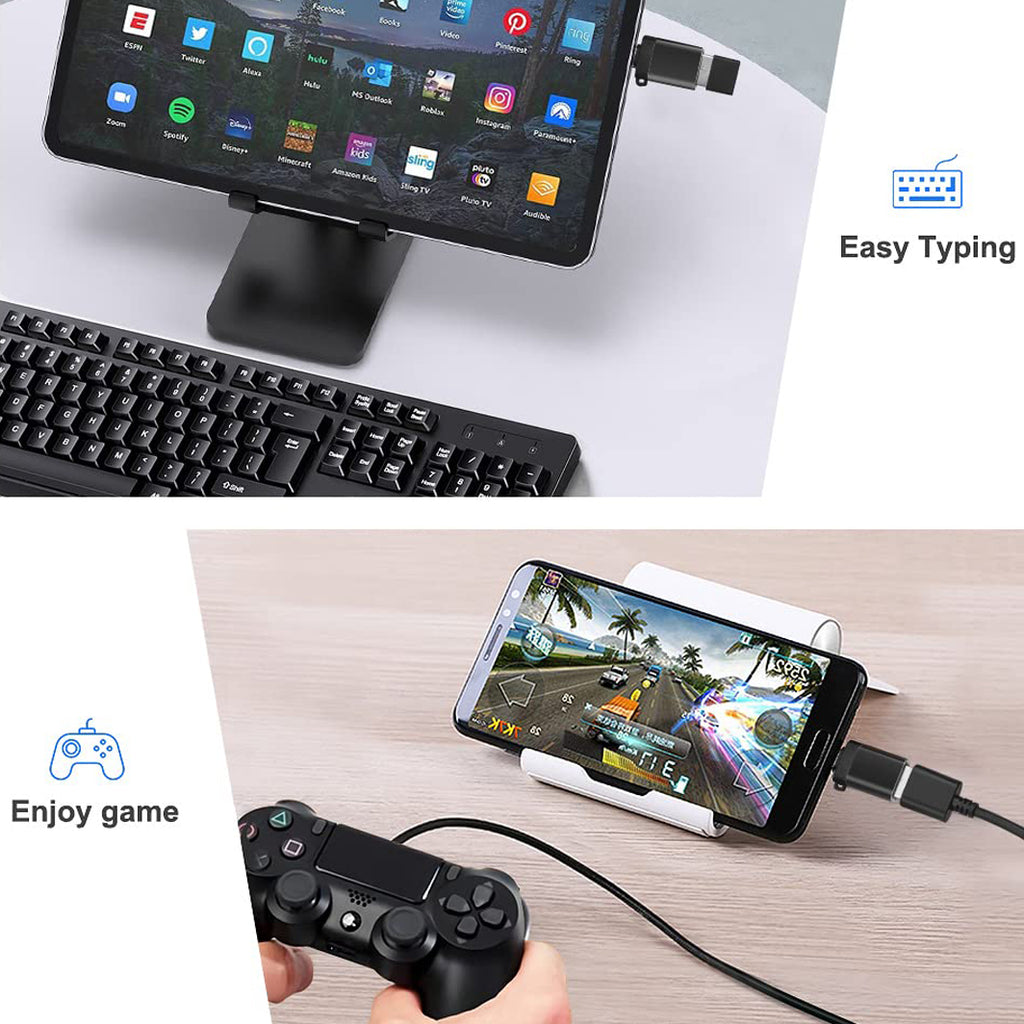 Micro USB Male to USB 3.0 Female OTG Adapter Converter with Lanyard for Flash Drive Keyboard Mouse Tablet