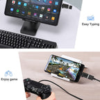 Micro USB Male to USB 3.0 Female OTG Adapter Converter with Lanyard for Flash Drive Keyboard Mouse Tablet