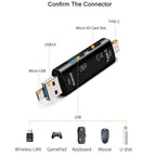 5 in 1 USB C Micro USB to USB OTG Adapter with TF SD Card Reader Multi Port Hub Dongle for Android Phone Mac PC Flash Drive Mouse Keyboard