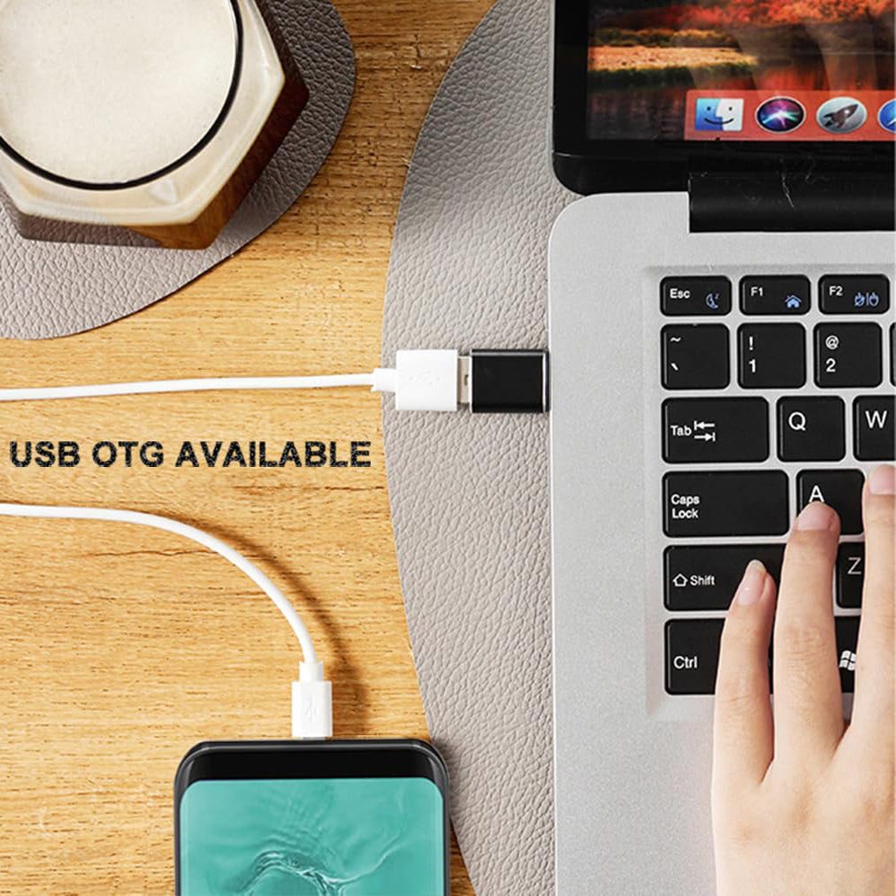 USB C to USB 3.1 Adapter Type C Male to USB Female OTG Converter Compatible with Laptops Tablets Smartphones
