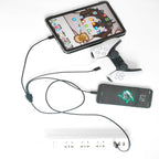 1 to 3 Micro USB Charging Splitter USB A to 3X Micro USB Multi Charger Cord 1 Port Data Sync 2 Port Charge Only for Earbuds Speaker Power Bank Android Phone