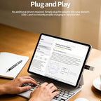 USB C to USB 3.2 Adapter 10Gbps Type C Male to USB A Female OTG Converter 120W 6A Fast Charging Aluminum Dongle for iPhone 16 15 iPad MacBook PC Flash Drive