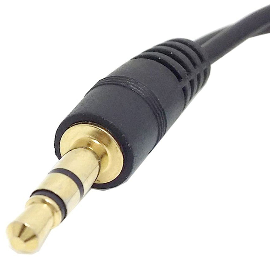 3.5mm Headphone Audio Y Splitter Cable 1 Male to 2 Female with Dual Slide Volume Controls 3 Pole TRS Stereo Aux Adapter for Earphones Speakers iPod PC