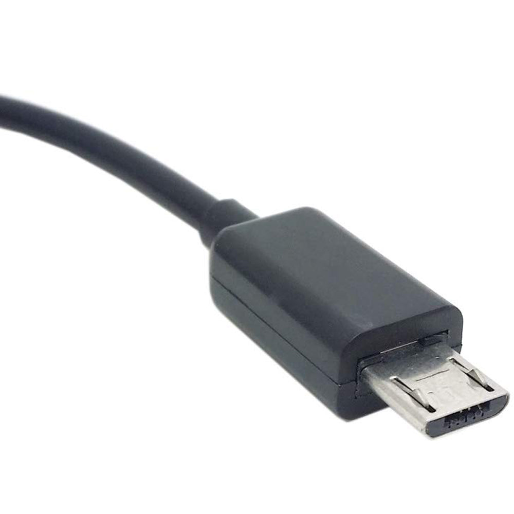 Micro USB OTG Hub Adapter Cable 3 Port USB 2.0 Splitter with Power Charging Port and Switch for Fire TV Stick 4K Chromecast Android TV Box Tablet Flash Drive