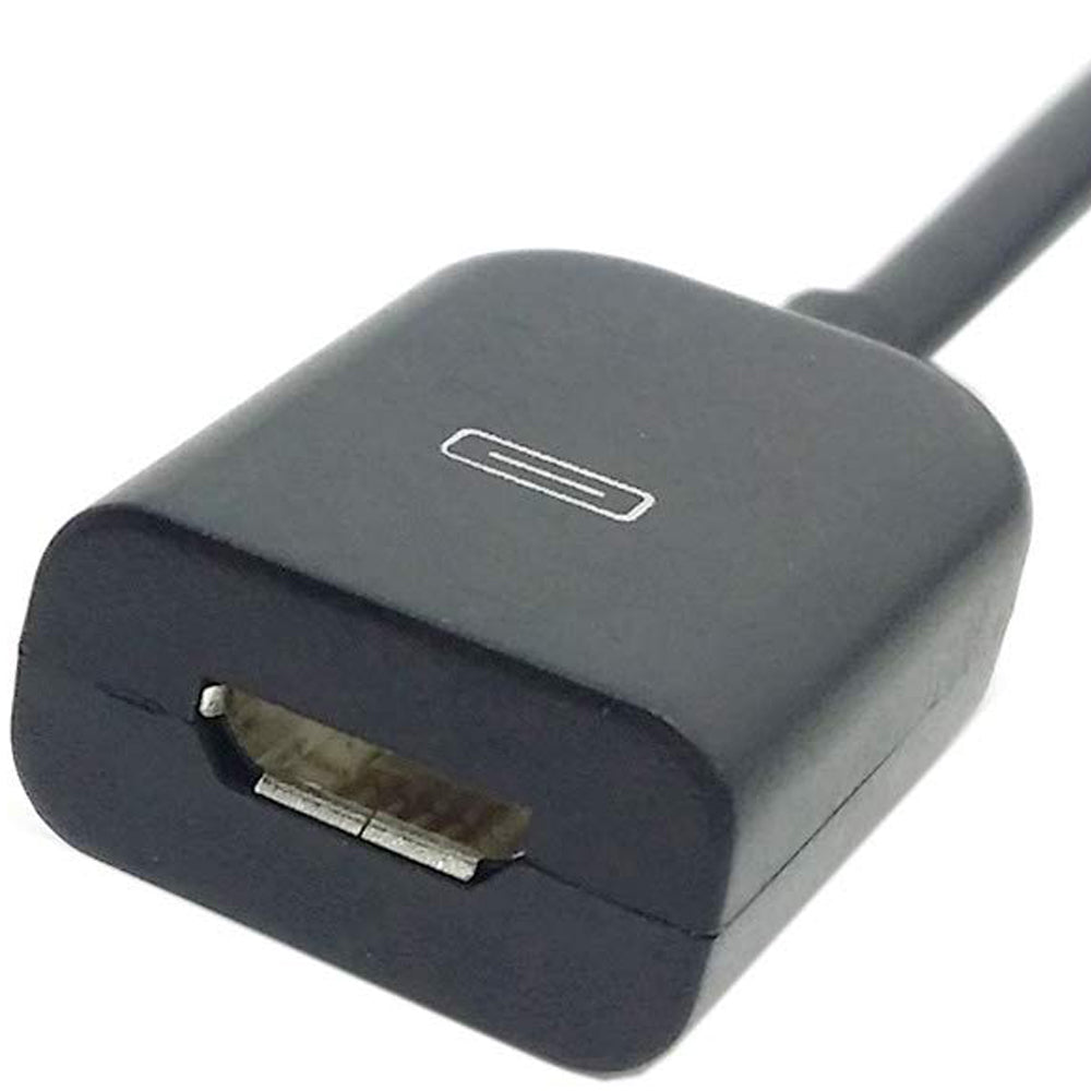 Micro USB OTG Hub Adapter Cable 3 Port USB 2.0 Splitter with Power Charging Port and Switch for Fire TV Stick 4K Chromecast Android TV Box Tablet Flash Drive