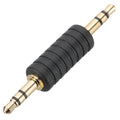 3.5mm Male to Male Audio Adapter 1/8 Inch TRS Stereo Coupler AUX Cable Joiner Gender Changer Connector Gold Plated for Speaker PC Laptop Headphone MP3