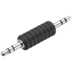 3.5mm Male to Male Audio Adapter 1/8 Inch TRS Stereo Coupler AUX Cable Joiner Gender Changer Nickel Plated for Speaker PC Laptop Headphone Tablet MP3