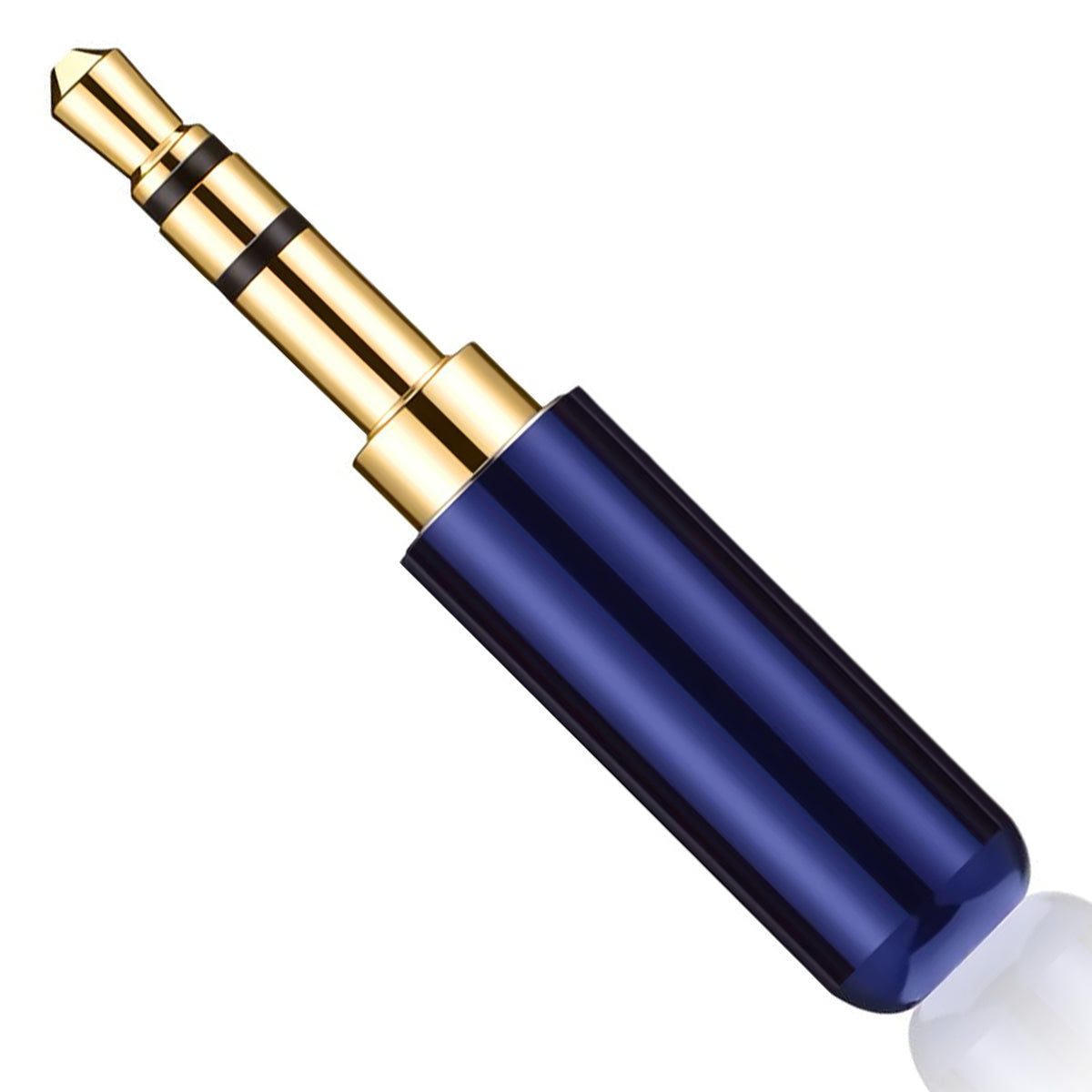 3.5mm Male Solder Audio Plug 1/8 Inch TRS 3 Pole Gold Plated Headphone Jack Repair Connector Metal Shell for DIY Stereo Aux Cable Earphone Headset