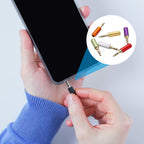 3.5mm TRRS 4 Pole Male Solder Audio Plug Connector 1/8 Inch Gold Plated DIY Replacement Jack for Headphone Headset Microphone Cable Repair Metal Shell