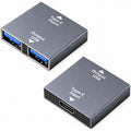 USB C to Dual USB A Female Splitter Adapter One Data and Charging Port One Charging Only Port for Laptop PC Power Bank