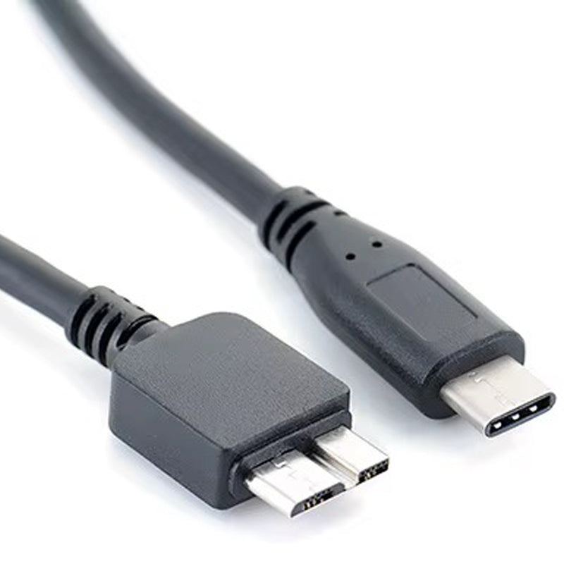 30CM USB-C to Micro-B Cable 5Gbps External Hard Drive Data Cord Compatible with MacBooks Laptops HDD Enclosures