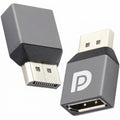DisplayPort to DisplayPort Adapter 8K 60Hz 4K 144Hz DP 1.4 Male to Female Converter Port Saver Extender Coupler for PC Desktop GPU Gaming Monitor TV