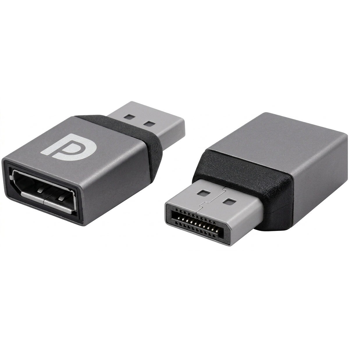 DisplayPort to DisplayPort Adapter 8K 60Hz 4K 144Hz DP 1.4 Male to Female Converter Port Saver Extender Coupler for PC Desktop GPU Gaming Monitor TV