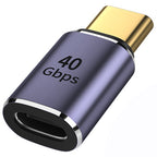 USB C Extender Adapter 8K@60Hz & 40Gbps Data USB C Male to Female Extension Adapter 100W Charging Type C Extender Thunderbolt 4 Connector for iPhone MacBook Pro
