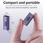 USB C Female to Female Adapter 100W Power Delivery 40Gbps USB c to c Female with 8K 60Hz Video Display Compatible for iPad MacBook Thunderbolt 4/3