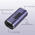 USB C Female to Female Adapter 100W Power Delivery 40Gbps USB c to c Female with 8K 60Hz Video Display Compatible for iPad MacBook Thunderbolt 4/3