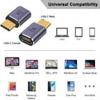 USB C Extender Adapter 8K@60Hz & 40Gbps Data USB C Male to Female Extension Adapter 100W Charging Type C Extender Thunderbolt 4 Connector for iPhone MacBook Pro