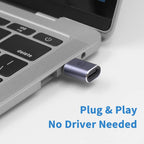 USB C Extender Adapter 8K@60Hz & 40Gbps Data USB C Male to Female Extension Adapter 100W Charging Type C Extender Thunderbolt 4 Connector for iPhone MacBook Pro
