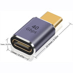 USB C Extender Adapter 8K@60Hz & 40Gbps Data USB C Male to Female Extension Adapter 100W Charging Type C Extender Thunderbolt 4 Connector for iPhone MacBook Pro
