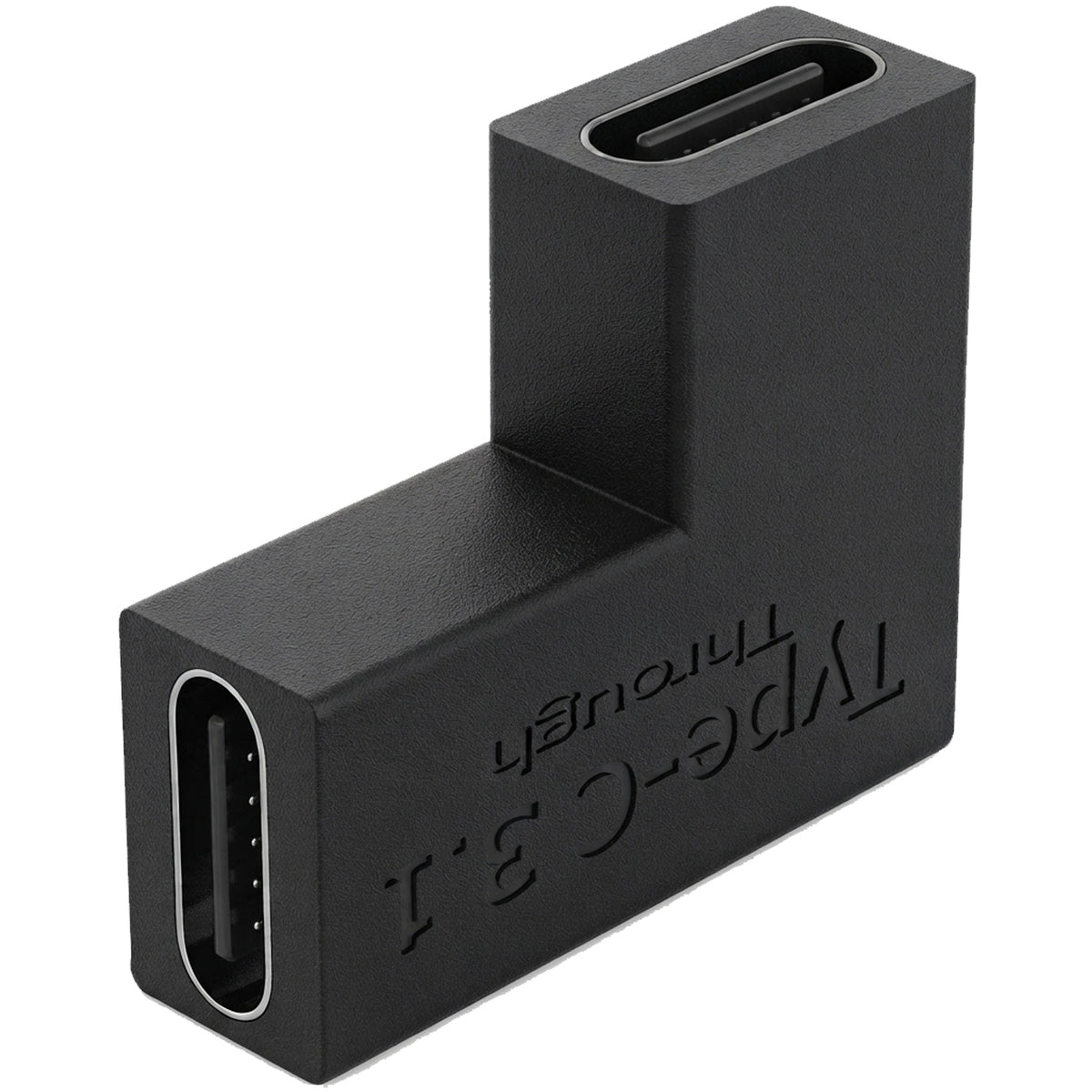 USB C Angled Adapter Type C Elbow Connector Side Bend Vertical Bend U Shaped for Cable Routing in Tight Spaces