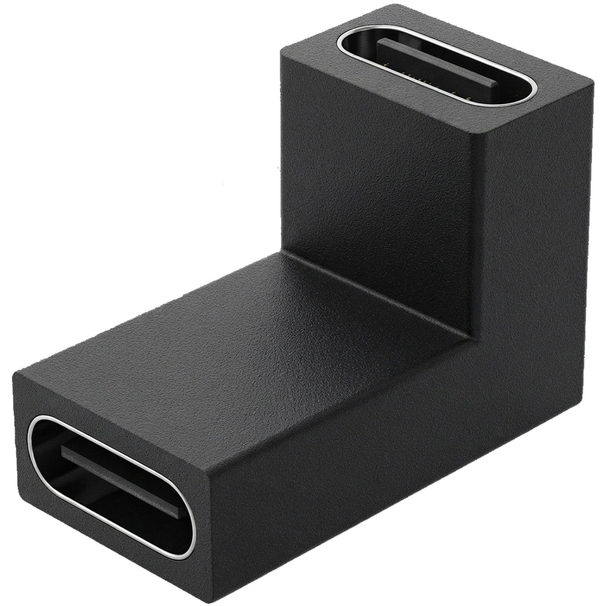 USB C Angled Adapter Type C Elbow Connector Side Bend Vertical Bend U Shaped for Cable Routing in Tight Spaces