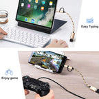 2 in 1 USB C and Micro USB to USB 3.0 OTG Adapter Cable Converter Compatible with Tablets Laptops Smartphones