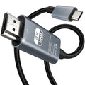 USB C to HDMI Cable 6.6ft 2M 4K 30Hz Type C to HDMI Braided Cord for iPhone 17 16 15 MacBook Pro Air iPad Galaxy S25 S24 Dell XPS Surface HDTV Monitor