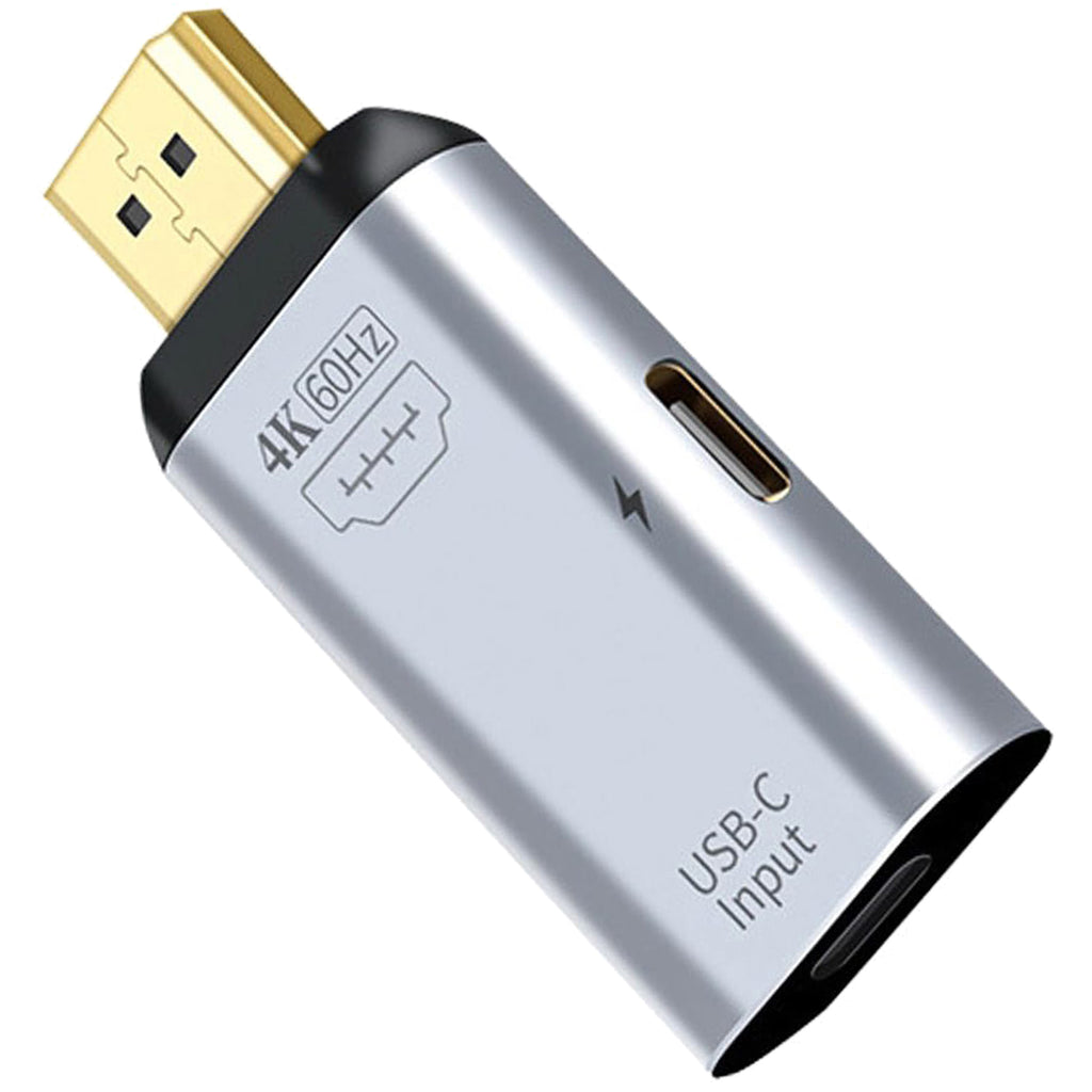 USB C to HDMI Adapter 4K 60Hz Female to Male Type C DP Alt Mode PD Power Converter for Laptop MacBook Pro XPS Chromebook Phone Monitor TV Projector