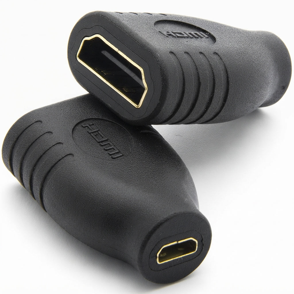 Micro HDMI Type D Female to HDMI Compatible Type A Female Adapter Coupler 1080P 3D Extender for Camera Camcorder Laptop TV Monitor Projector