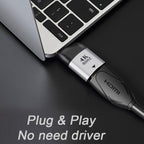 USB C to HDMI Adapter 4K 60Hz Direct Plug Type C Male to HDMI Female Converter for MacBook Pro Chromebook XPS Galaxy S10 S9 TV Monitor Projector