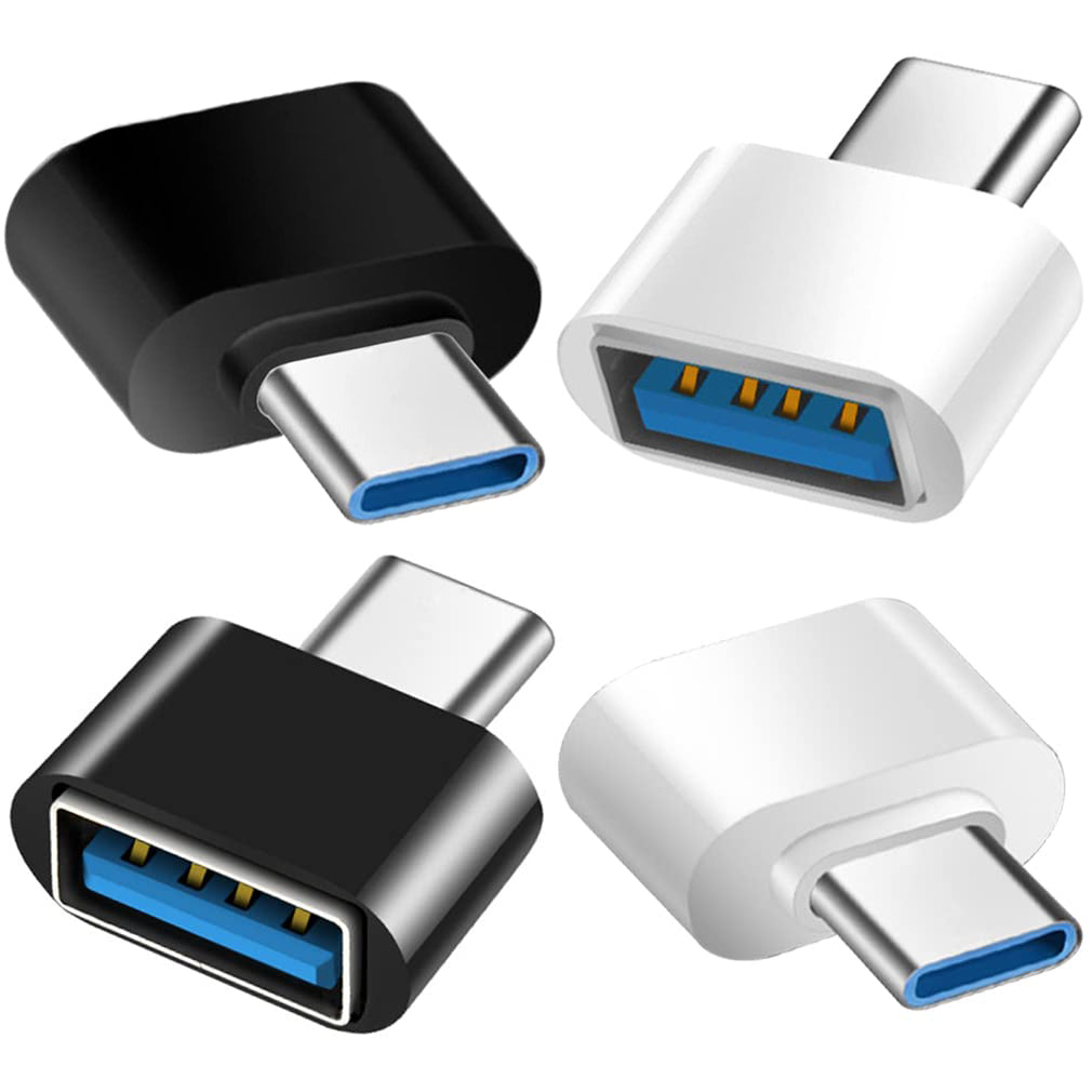 USB C to USB 2.0 Adapter Type C Male to USB A Female OTG Converter Compatible with Laptops Tablets Smartphones