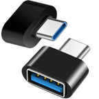 USB C to USB 2.0 Adapter Type C Male to USB A Female OTG Converter Compatible with Laptops Tablets Smartphones