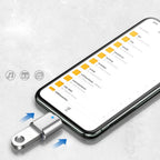 USB C Male to USB 3.0 Female Adapter with LED Indicator High-Speed OTG Converter Compatible with Laptops Tablets