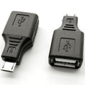 Micro USB to USB 2.0 Adapter Male to Female OTG Converter Compatible with Smartphones Tablets eReaders