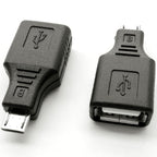 Micro USB to USB 2.0 Adapter Male to Female OTG Converter Compatible with Smartphones Tablets eReaders