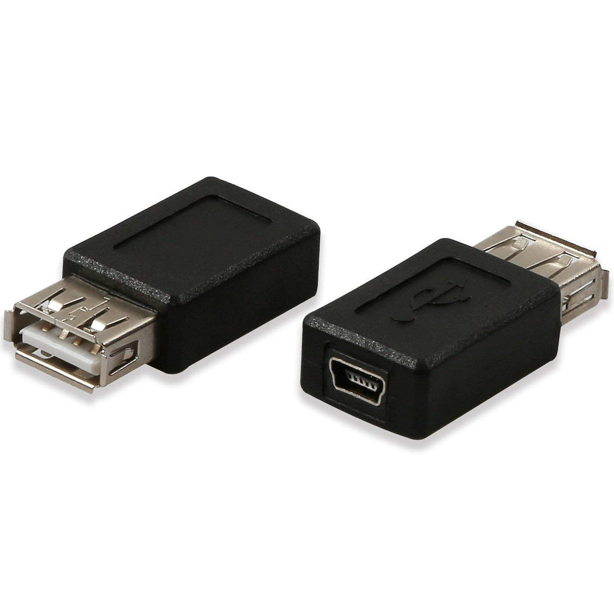USB 2.0 Type A Female to Mini USB B 5-Pin Female Adapter Converter