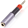2.5mm Male to 3.5mm Female Audio Adapter Headphone Aux Converter Compatible with Audio-Technica ATH-M40X M50X Sennheiser HD598 HD599