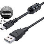 UC E6 USB Camera Cable for Nikon DSLR Coolpix D3300 D3200 D5300 D7200 D750 B500 8 Pin Mini USB to USB A Photo Transfer Data Sync Charger Cord for PC Mac Laptop