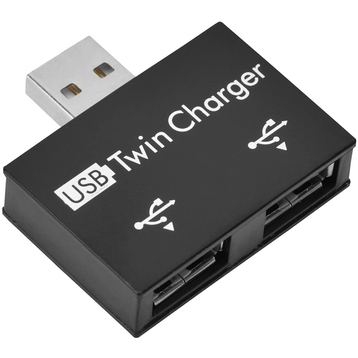 USB Splitter 1 Male to 2 Female Extension Adapter USB 2.0 Hub Dual Port Charging Converter for Devices