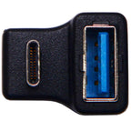 180 Degree U Shape Back Angled USB C OTG to USB 3.0 Female Adapter 5Gbps Type C Extension Converter for Phone Tablet Flash Drive
