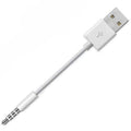3.5mm to USB Charger & Sync Cable for iPod Shuffle – Compatible with 3rd, 4th, 5th, 6th & 7th Generation, Replacement Data Cord
